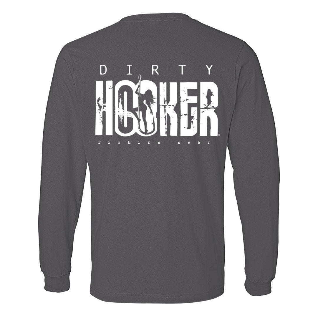 Dirty Hooker Classic White Lightweight Long Sleeve T-Shirt